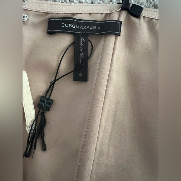 BCBGMAXAZRIA Ellie Mixed Lace Strapless Dress - Cocktail - Dance Party - Wedding - Picture 15 of 16